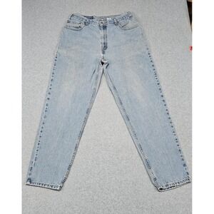 VTG Levis 560 Jeans Mens 36x34 Loose Fit Tapered Light Wash Baggy Comfort Y2K
